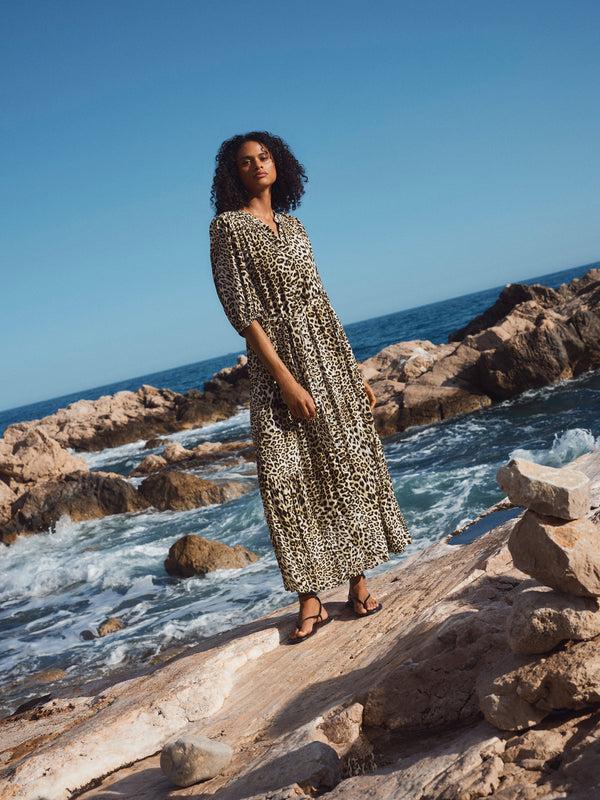 beaumont Lesley Dress Brown