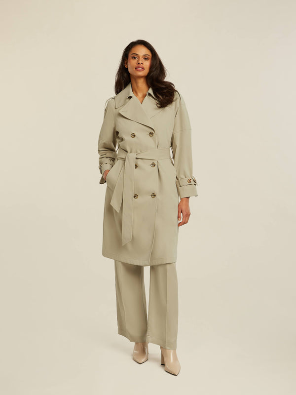 beaumont Maxy Trench Coat Sand