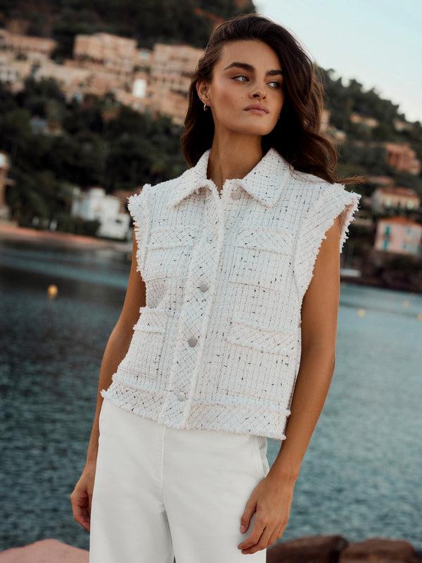 beaumont Robin Gilet White