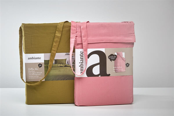 Beddinghouse Ambiante Cotton Uni Dekbedovertrek - Groen