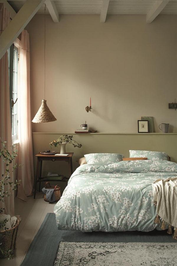 Beddinghouse Ariadne At Home Blooming Flowers Dekbedovertrek - Blauw Groen