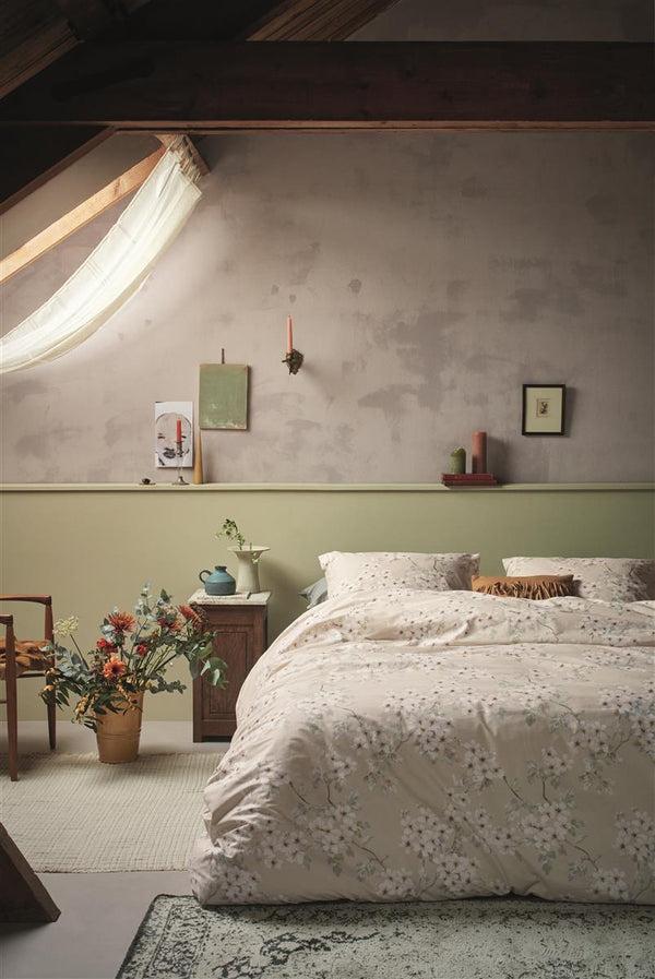 Beddinghouse Ariadne At Home Blooming Flowers Dekbedovertrek - Zand