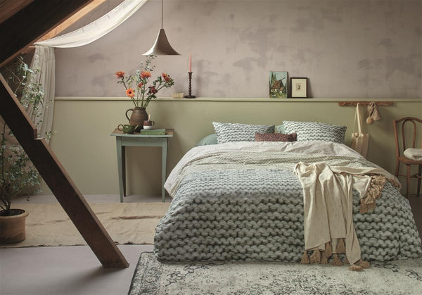 Beddinghouse Ariadne At Home Mixed Dekbedovertrek - Groen