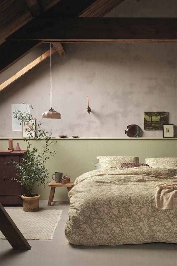 Beddinghouse Ariadne At Home Shapes Dekbedovertrek - Groen