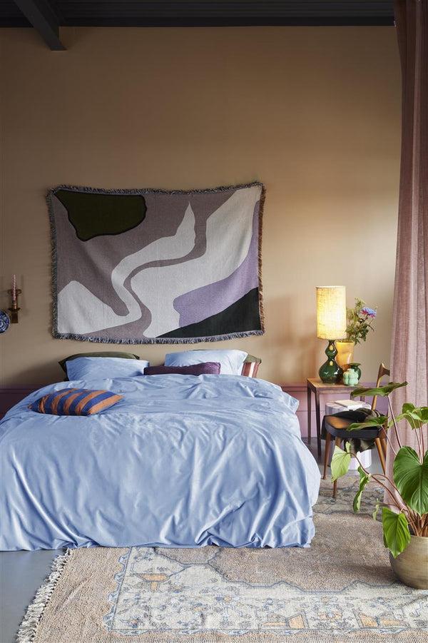 Beddinghouse At Home By BeddingHouse Tender Dekbedovertrek - Mid Blue