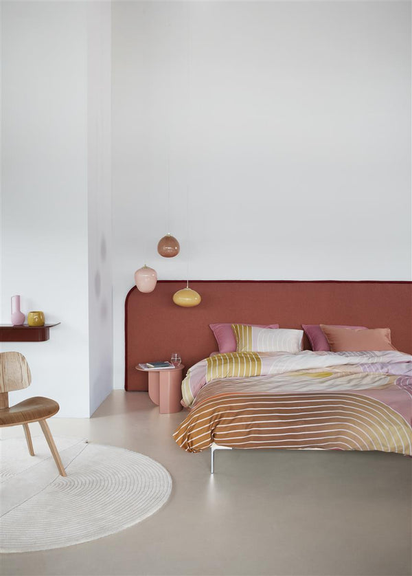 Beddinghouse Beddinghouse Dutch Design Curves Dekbedovertrek - Koraalrood