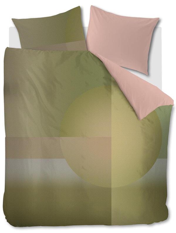 Beddinghouse Beddinghouse Dutch Design Glossy Dekbedovertrek - Groen