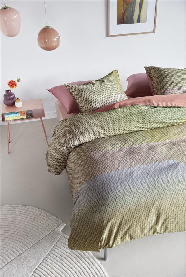 Beddinghouse Beddinghouse Dutch Design Glossy Dekbedovertrek - Groen
