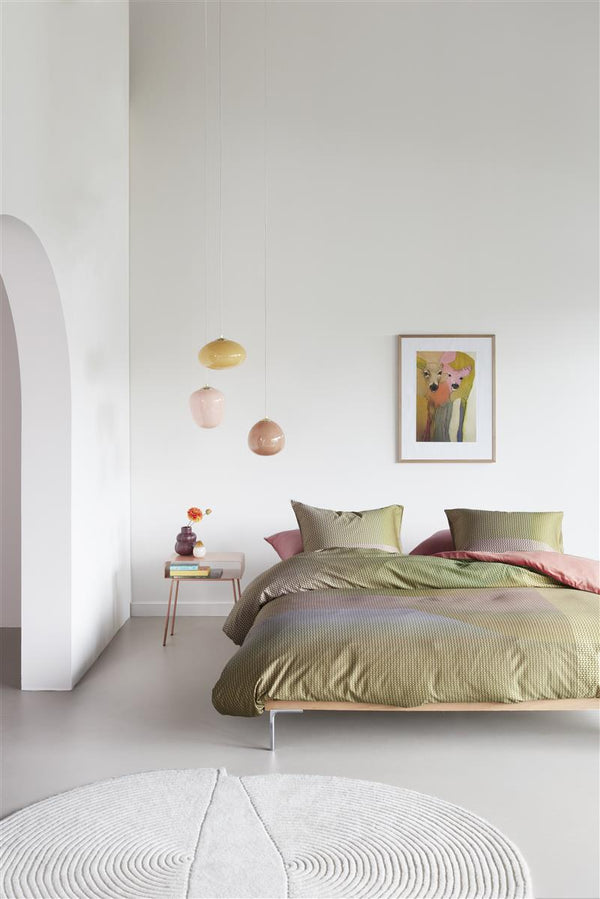 Beddinghouse Beddinghouse Dutch Design Glossy Dekbedovertrek - Groen