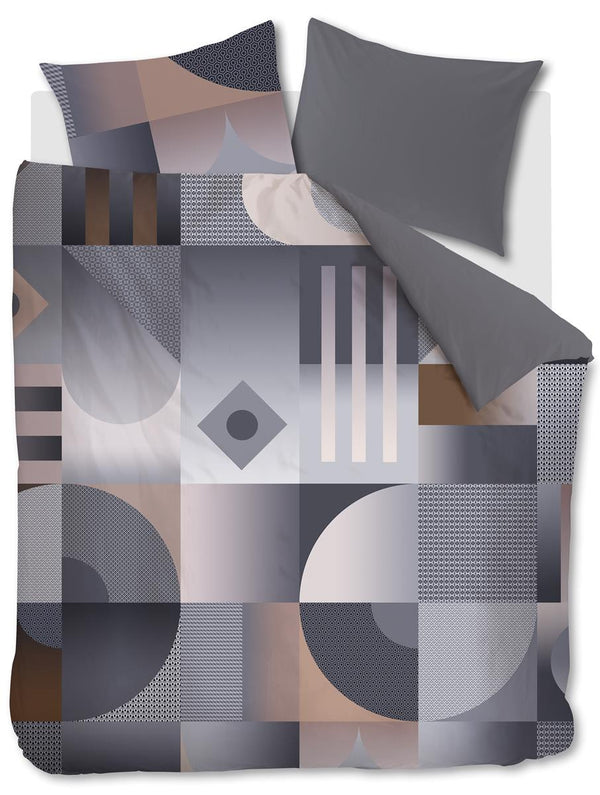 beddinghouse Beddinghouse Dutch Design Robbinson dekbedovertrek - Grijs