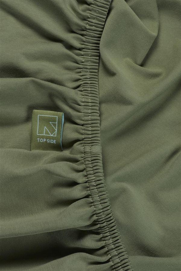 Beddinghouse Beddinghouse Dutch Design Splittopper Hoeslaken - Jersey Stretch - Groen