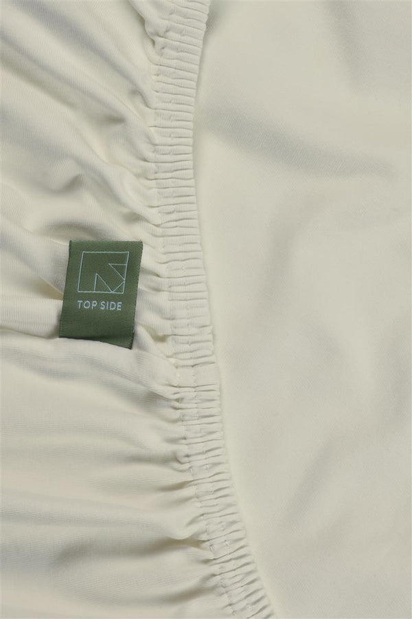 Beddinghouse Beddinghouse Dutch Design Topper Hoeslaken - Jersey Stretch - Gebroken Wit
