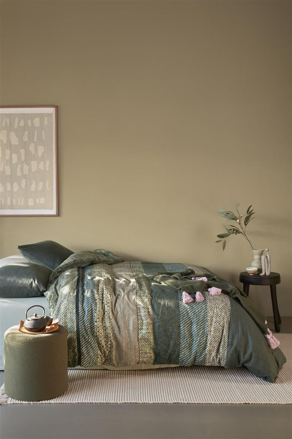 Beddinghouse Beddinghouse Enzo Dekbedovertrek - Groen