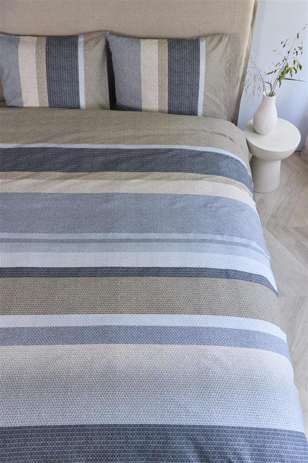 Beddinghouse Beddinghouse Jorren Dekbedovertrek - Blauw Grijs