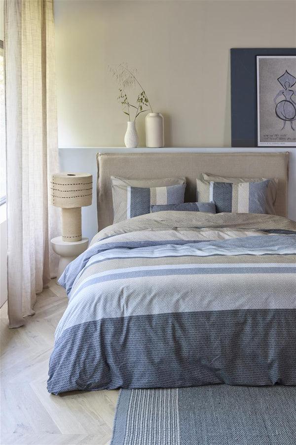 Beddinghouse Beddinghouse Jorren Dekbedovertrek - Blauw Grijs