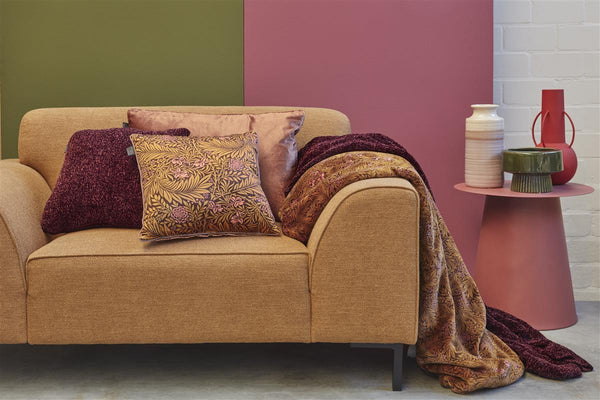 Beddinghouse KAAT Amsterdam Ziva Sprei - Donker Rood