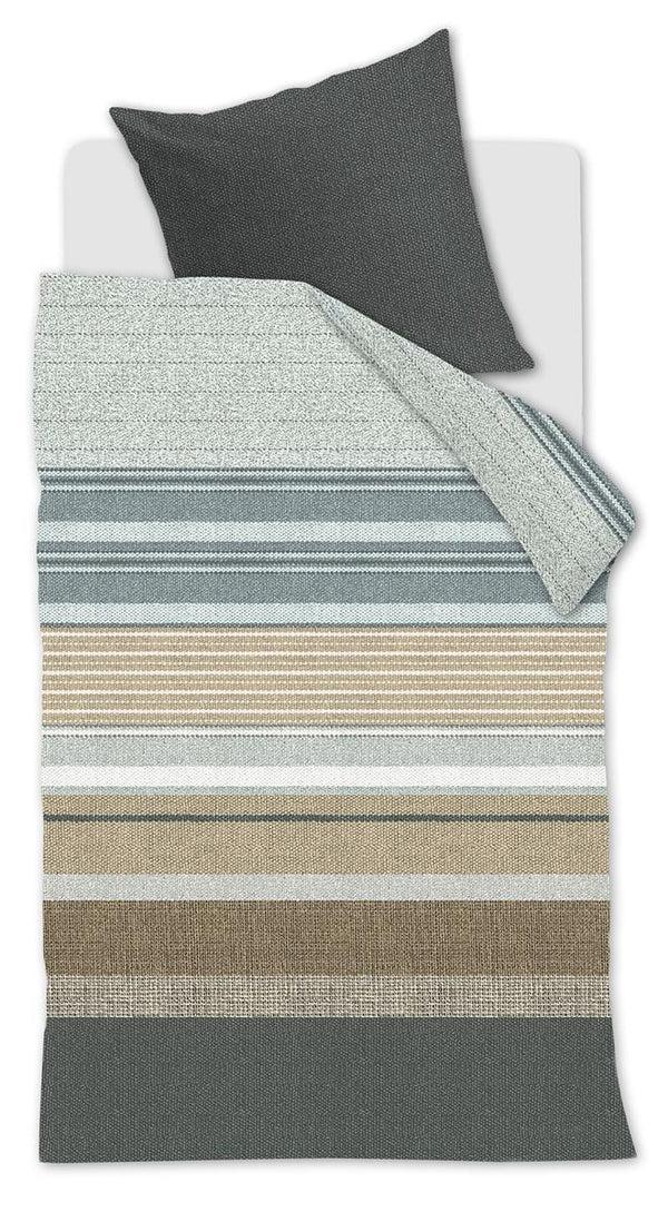 Beddinghouse Beddinghouse Lex Dekbedovertrek - Grijsgroen