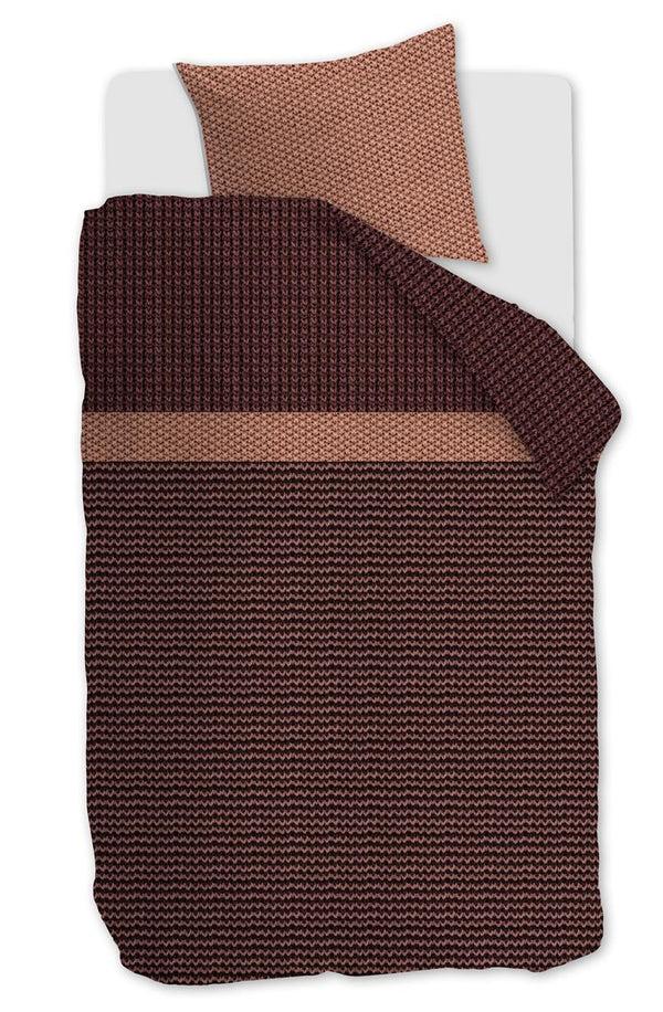 beddinghouse Beddinghouse River dekbedovertrek - Donker Rood