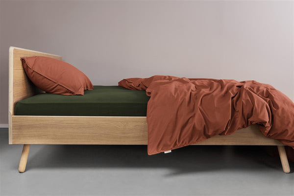 Beddinghouse Beddinghouse Splittopper Hoeslaken - Jersey - Donker Groen