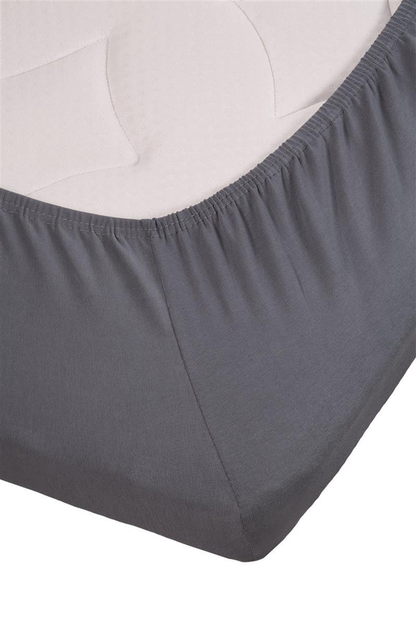 Beddinghouse Beddinghouse Topper Hoeslaken - Jersey Stretch - Koel Grijs