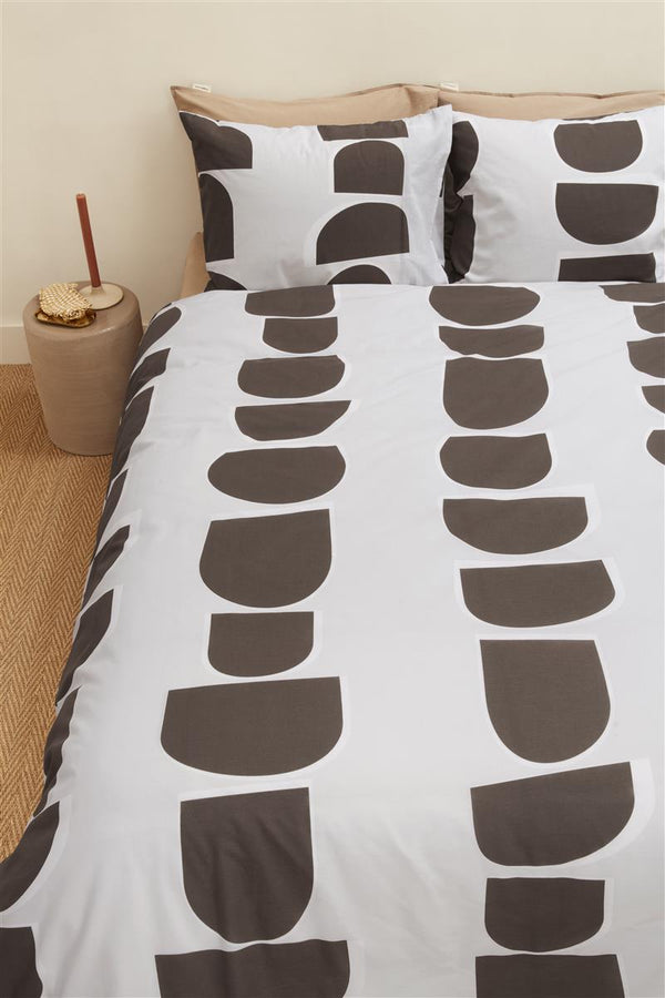 Beddinghouse Vtwonen Moons Dekbedovertrek - Bruin