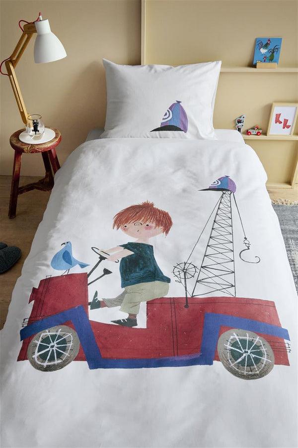 Beddinghouse Beddinghouse X Fiep Amsterdam Rondjes Rijden Dekbedovertrek - Multi