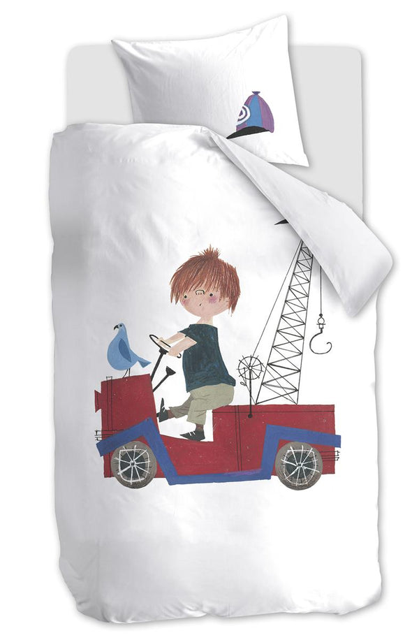 beddinghouse Beddinghouse x Fiep Amsterdam Rondjes Rijden dekbedovertrek - Multi