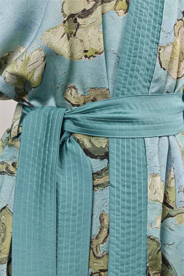 Beddinghouse Beddinghouse X Van Gogh Museum Almond Blossom Kimono Badtextiel - Blauw