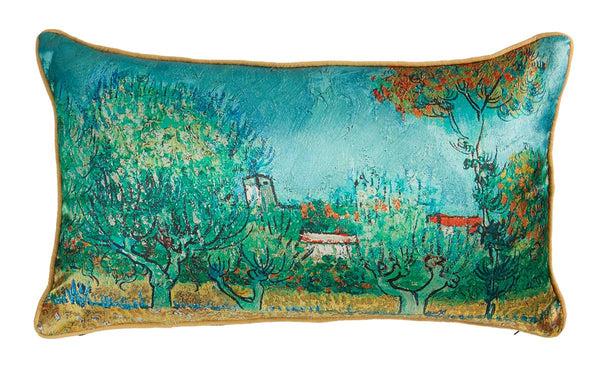 beddinghouse Beddinghouse x Van Gogh Museum Countryside Sierkussen - 30x50 cm - Blauw