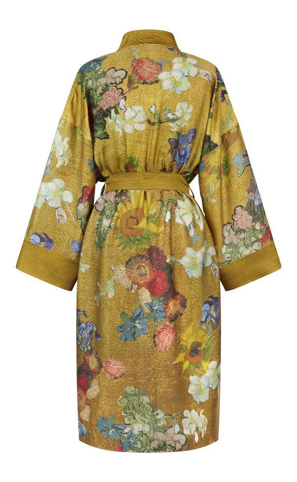 Beddinghouse Beddinghouse X Van Gogh Museum Partout Des Fleurs Kimono Badtextiel - Goud