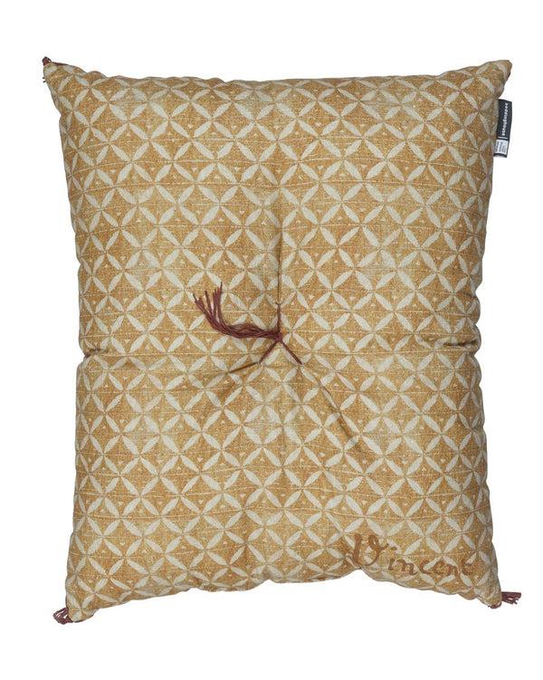 beddinghouse Beddinghouse x Van Gogh Museum Zabuton Sierkussen - 50x60 cm - Oker