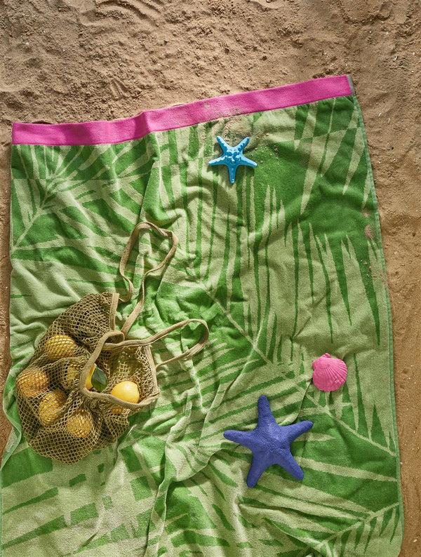 Beddinghouse KAAT Amsterdam Belize Strandlaken - Groen