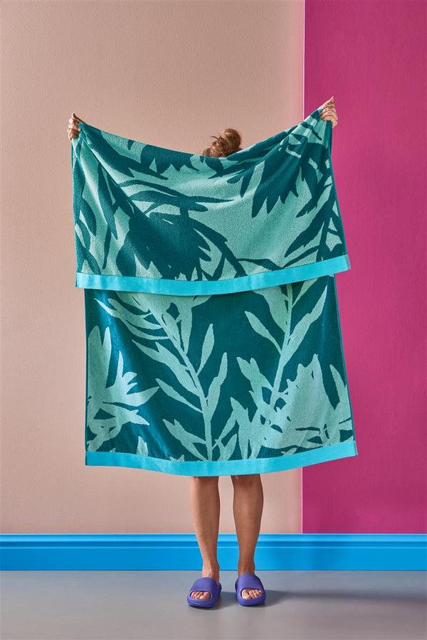 Beddinghouse KAAT Amsterdam Bermuda Strandlaken - Blauw Groen