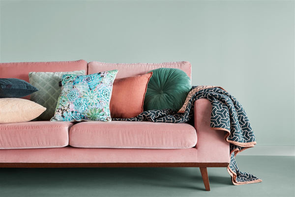 Beddinghouse KAAT Amsterdam Mandarin Decoratiekussen - Grijsgroen