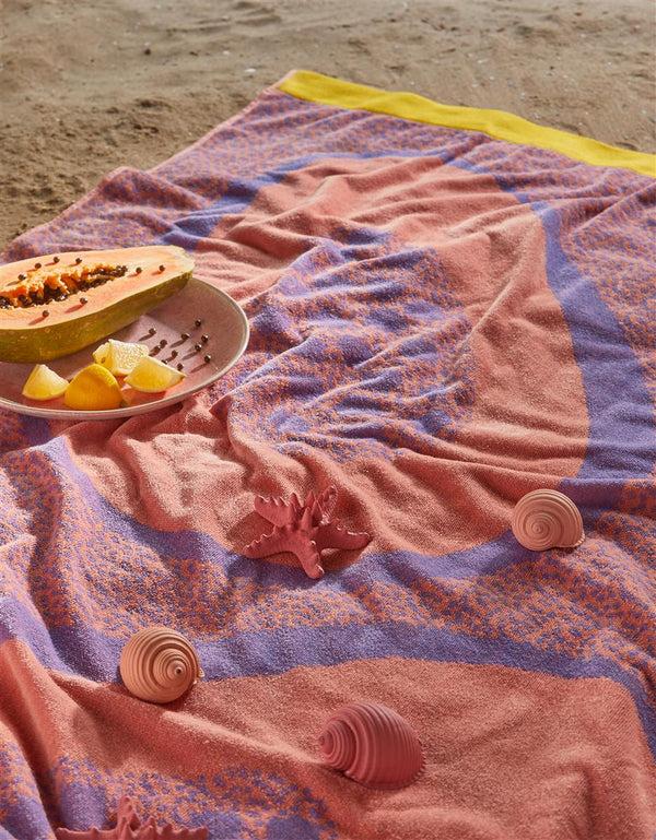 Beddinghouse KAAT Amsterdam Papaya Strandlaken - Multi