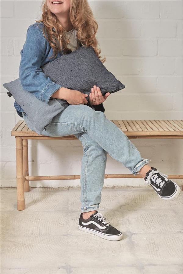 Beddinghouse KAAT Amsterdam Remix Sierkussen - 40x60 Cm - Blauw