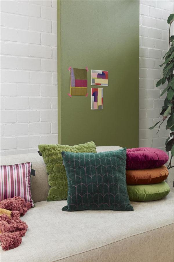 Beddinghouse KAAT Amsterdam Saga Sierkussen - 43x43 Cm - Groen