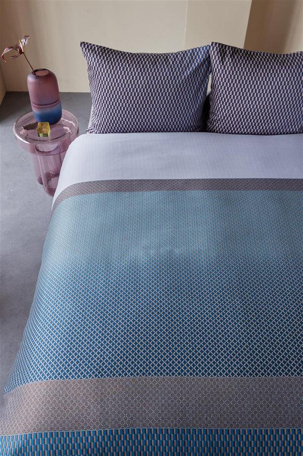 Beddinghouse Kardol Sashiko Dekbedovertrek - Blauw Grijs