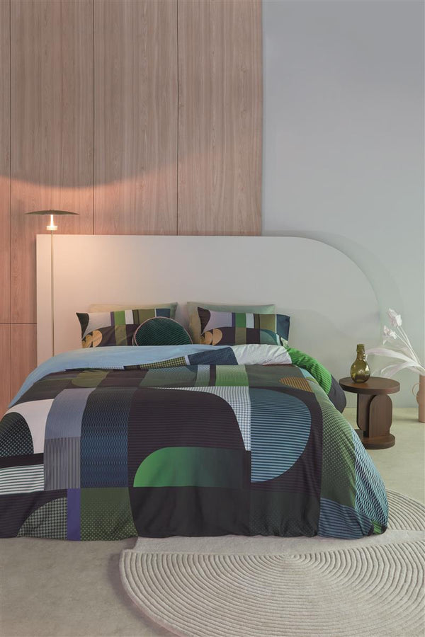 Beddinghouse Kardol Utopia Dekbedovertrek - Blauw Groen