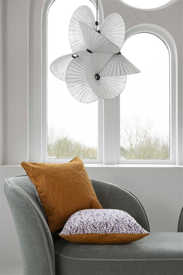 Beddinghouse MOOOI Woodblock Beetle Square Decoratiekussen - Lichtpaars