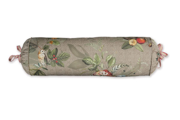 beddinghouse Pip Studio Fall in Leaf roll Sierkussen - 22x70 cm - Khaki beddinghouse Pip Studio Fall in Leaf roll Sierkussen - 22x70 cm - Khaki