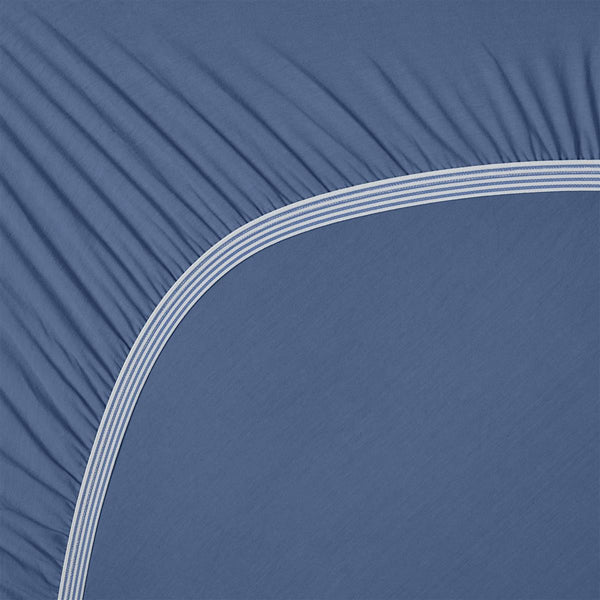 beddinghouse Pip Studio Hoeslaken - Jersey Stretch - Blauw