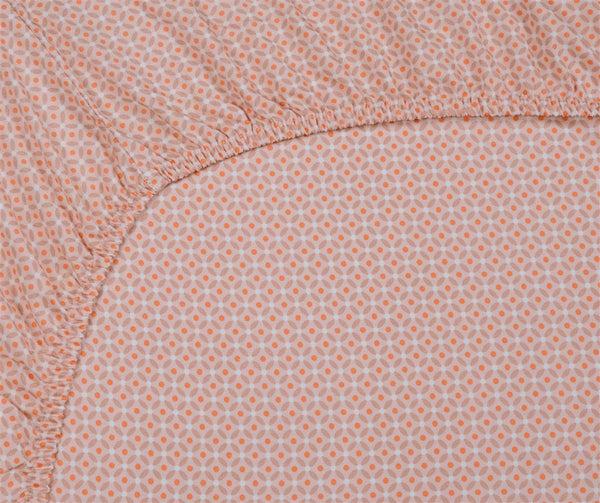 beddinghouse Pip Studio Hoeslaken - Percale katoen - Koraalrood