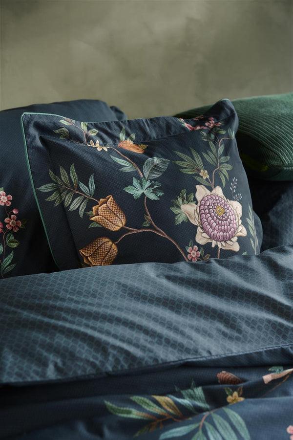 Beddinghouse Pip Studio Il Paradiso Square Sierkussen - 45x45 Cm - Donker Blauw