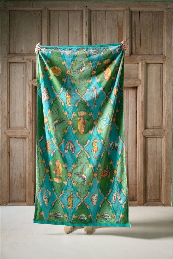 Beddinghouse Pip Studio Little Sea Beachtowel Strandlaken - Groen