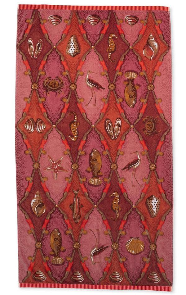beddinghouse Pip Studio Little Sea Beachtowel Strandlaken - Roze