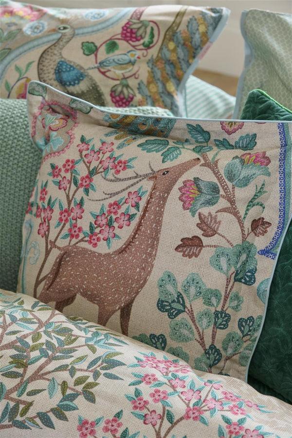 Beddinghouse Pip Studio Pavoni Square Sierkussen - 45x45 Cm - Gebroken Wit