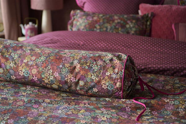 Beddinghouse Pip Studio Tutti I Fiori Roll Sierkussen - 22x70 Cm - Donker Rood