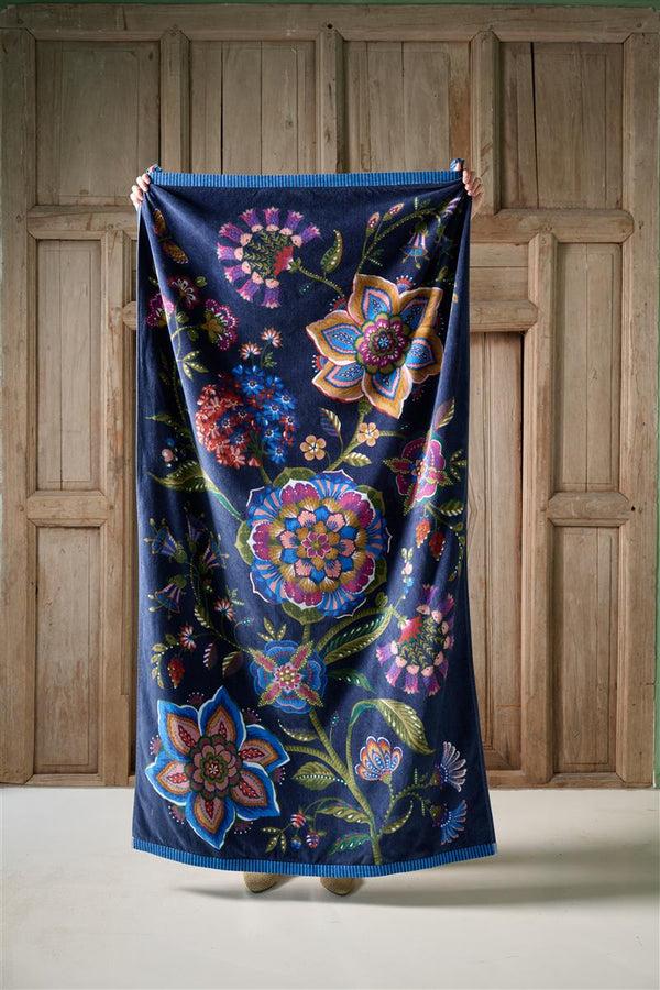 Beddinghouse Pip Studio Viva La Vida Beachtowel Strandlaken - Donker Blauw