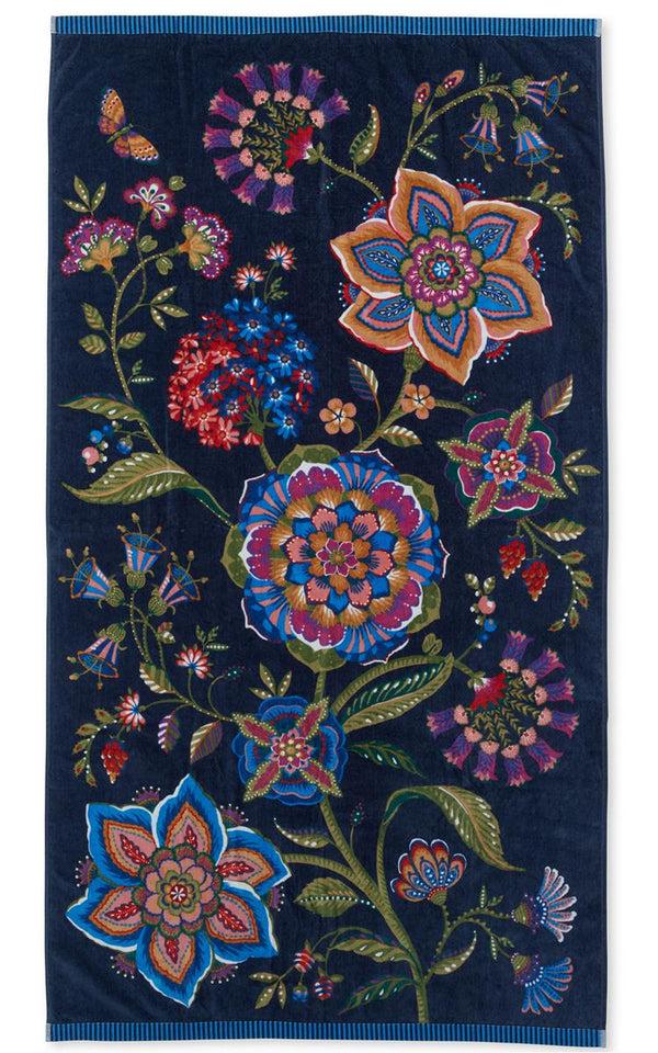 beddinghouse Pip Studio Viva la Vida Beachtowel Strandlaken - Donker Blauw